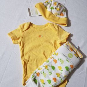 Gymboree Brand New Baby Turtle 3-6 month NWT Bodysuit, 2 pair pants, 6-12 Hat